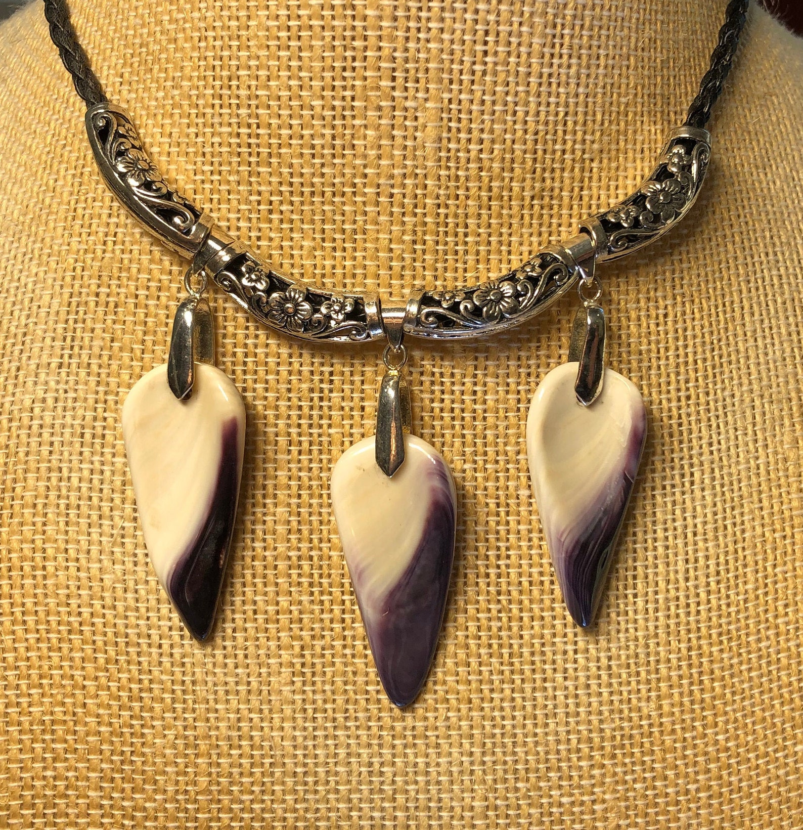 Wampum Natural Shell Jewelry Necklace Etsy