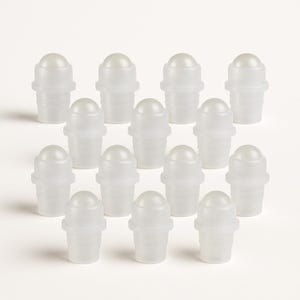 Glass Rollerball Inserts for 5ml, 10ml Glass Roller Bottles I 12 or 24 pack for Essential Oil Aromatherapy Roll On Bottles I Free Shipping