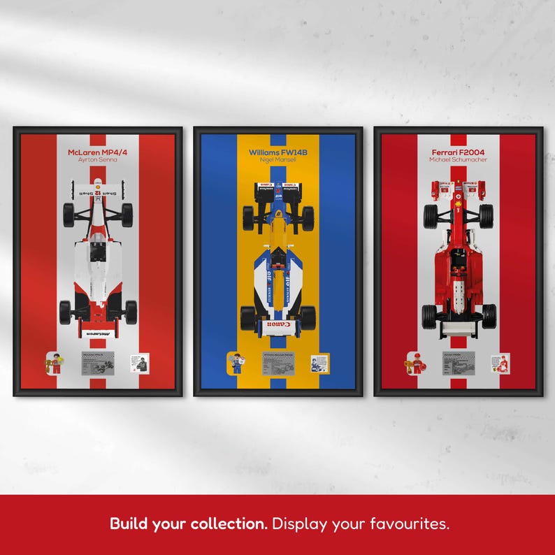 Ferrari F2004 Schumacher F1 Race Car Poster - Formula 1 Wall Art ...
