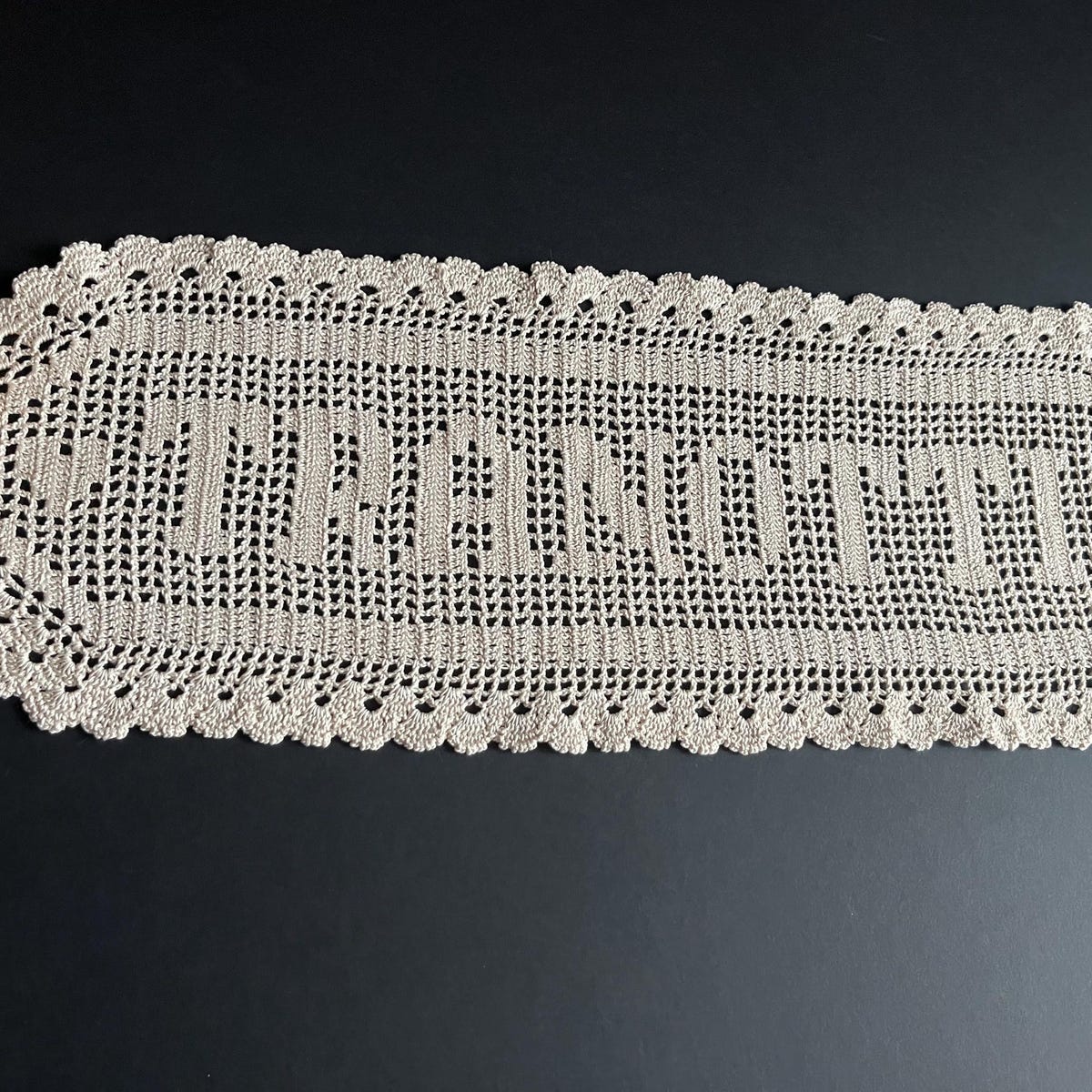 Name Personalized Doily, Handmade, Unique - Etsy