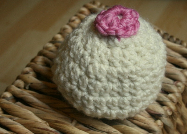 Instant PDF download Crochet PRO BREASTFEEDING 3-6 Month Hat Pattern Statement Hat Quick and Simple image 1
