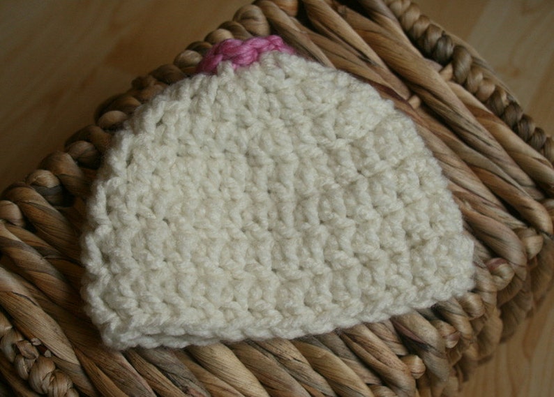 Instant PDF download Crochet PRO BREASTFEEDING 3-6 Month Hat Pattern Statement Hat Quick and Simple image 4