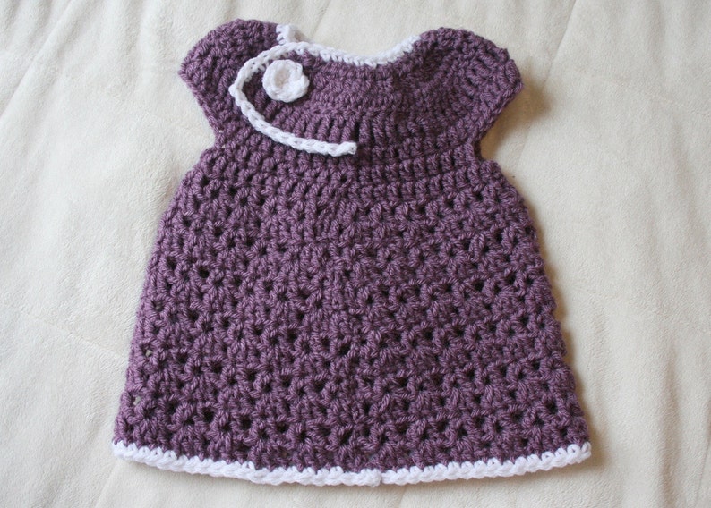 PDF Instant Download 0-3 Month Baby Crochet Dress Pattern - Etsy