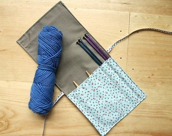 Instant PDF File For Knitting Needle Case Tutorial. Holds needles galore