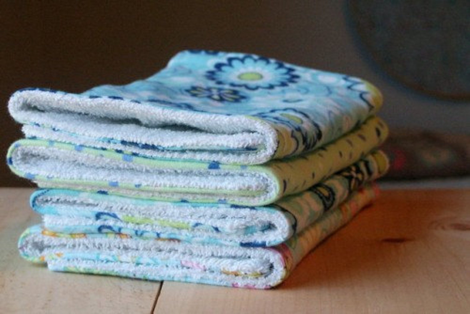 Simple Burp Cloths Sewing Tutorial Etsy