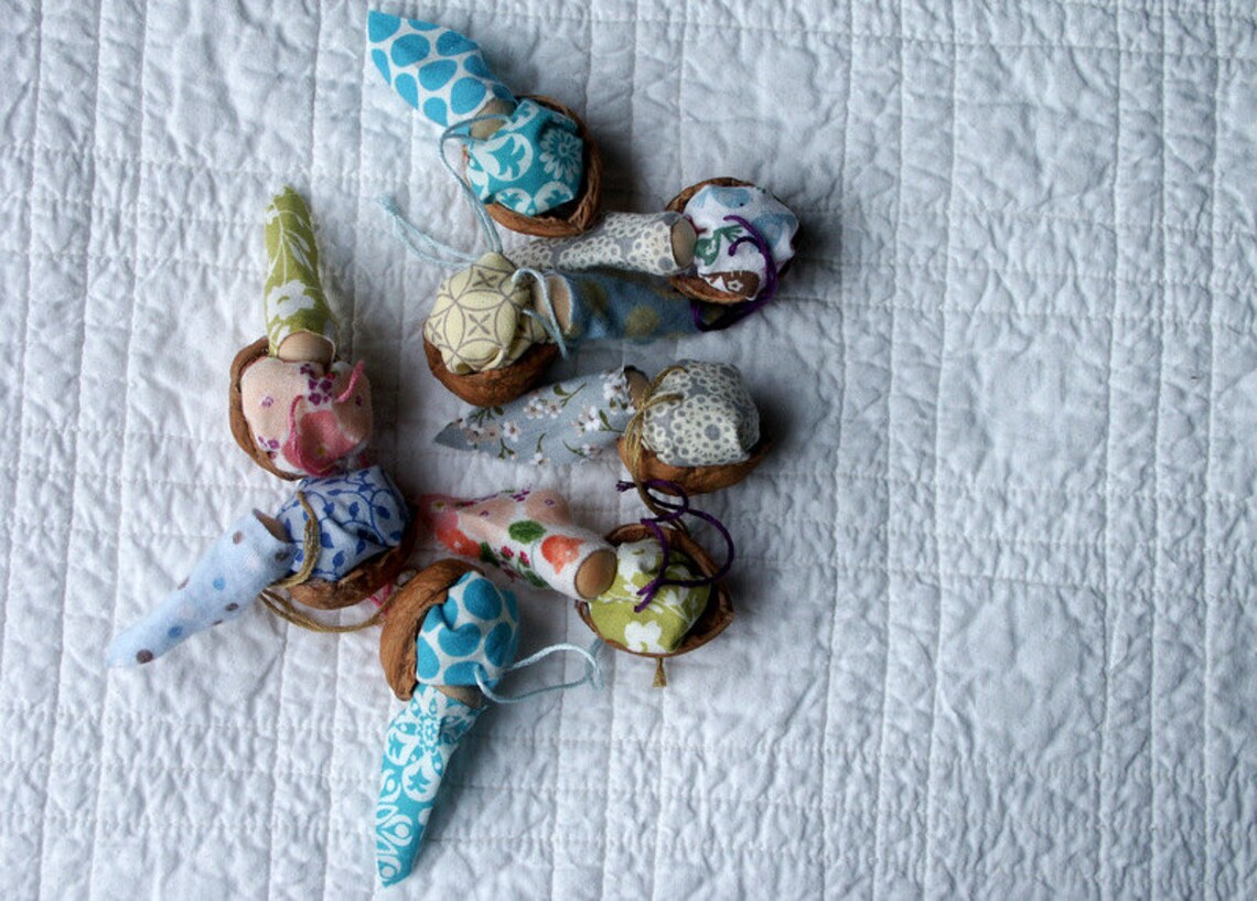 Simple Walnut Baby Cradle Decoration or Ornament Tutorial Etsy