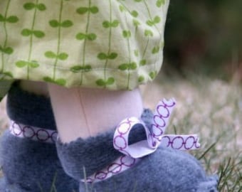 Instant download Waldorf Doll Shoes Sewing Tutorial