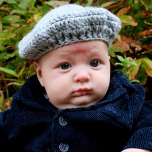 Instant PDF-bestand voor het Hayden Beret haakpatroon / foto prop door Adirondack Patterns maat 3-6 MOS