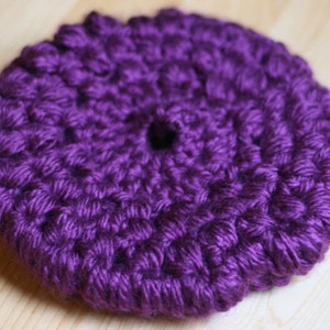 Instant PDF File For Crochet Pattern for Easy Chunky Puff Stitch Slouch Hat Tam image 4