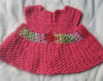 Instant PDF download 0-6 MOS Crochet Dress or Tunic Pattern by Adirondack Patterns