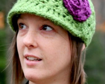 Instant PDF File For Adult Newsboy Cap