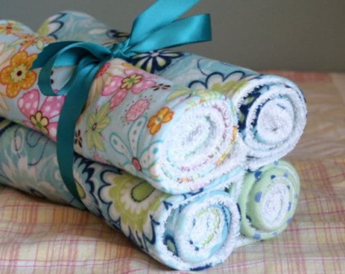 Simple Burp Cloths Sewing Tutorial Etsy