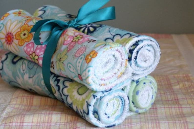 Simple Burp Cloths Sewing Tutorial Etsy