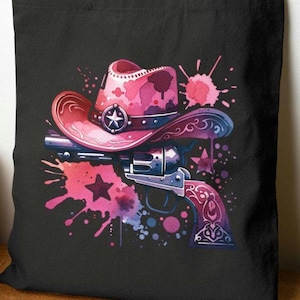Cowgirl Westerntasche: Baumwollcanvas im Country Chic