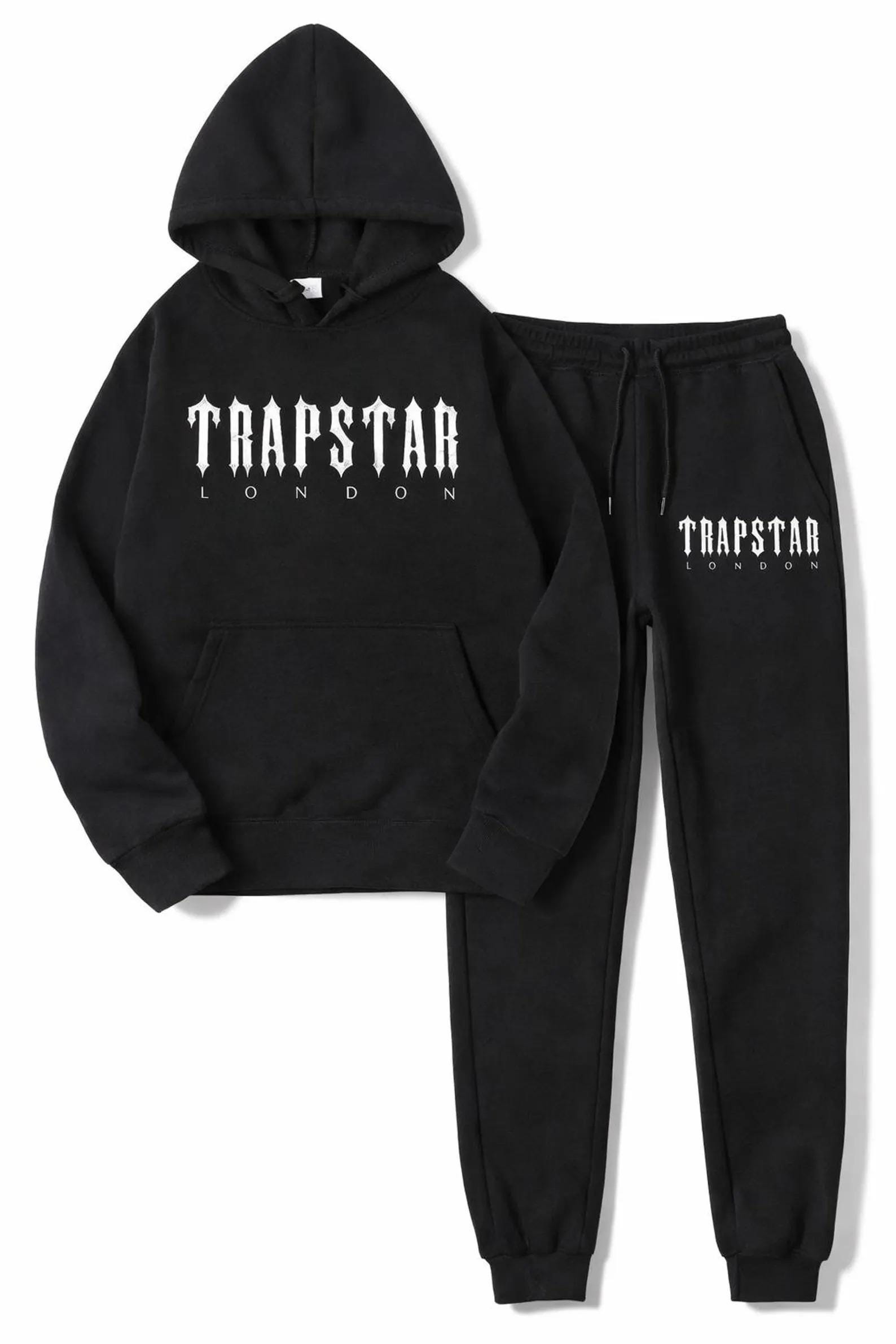 TRAPSTAR フード付きスウェット Mサイズ ブラック TRAPSTAR フード付きスウェット Mサイズ ブラック TRAPSTAR 黒 フード