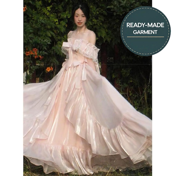 selkie organza dress Selkie The Cream Silk Organdy Tree Hugger Dress, Female, 5X