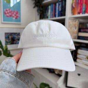 Good Girl Hat, Embroidered Hat, Book Lover Hat, Bookish Hat, Smut Hat, Reader Embroidered Hat, Dad Hat for Reader