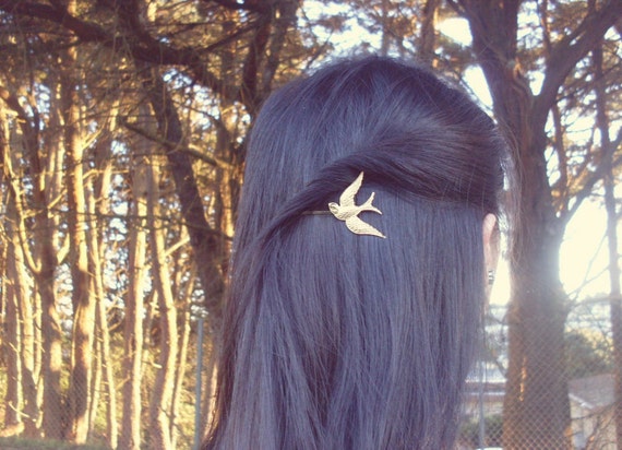 Highland Mobilisere møl Gold Bird Bobby Pin Hair Clip Hunger Games Mockingjay Boho - Etsy Israel
