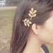Belle & Blaire reviewed Hair Accessories Gold Leaf Bobby Pins Branch Clips Barrettes Slides Bridal Bridesmaid Vintage Style Inspired Womens Gift For Her Autumn Fall
