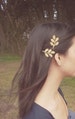 Gold Leaf Branch Bobby Pins Bridal Hair Pins Bridal Hair Clips Rustic Woodland Wedding Bridal Hair Accessories Grecian Hair Autumn Fall Gift 