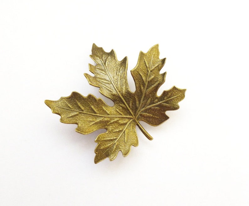 Leaf Hair Clip Brown Barrette Rustic Maple Woodland Autumn Fall Forest Garden Botanical Nature Accessories Girlfriend Womens Gift For Her