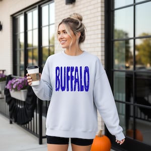 Buffalo Team Pride Sweatshirt, Football Fan Apparel