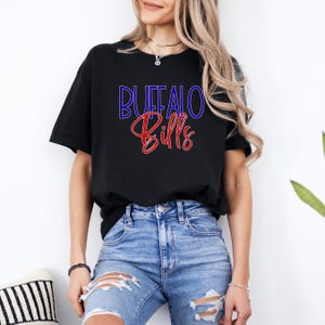 Bills Football T-Shirt: Game Day Sports Fan Shirt, Fan Apparel, Team Spirit Wear, Football Lover Gift, Unisex Tee