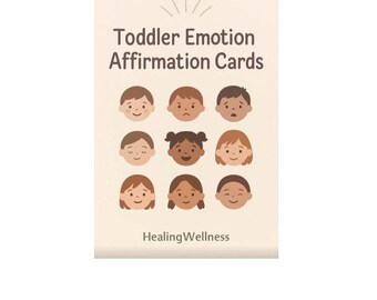 Tarjetas didácticas sobre las emociones de los niños pequeños / Aprendizaje Montessori, Herramienta para calmarse (PDF)