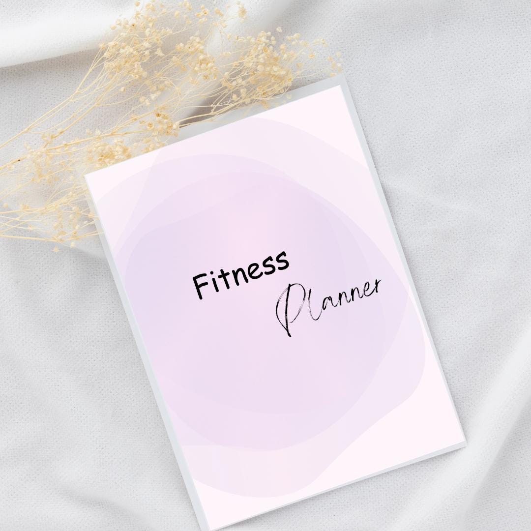 Fitness Planner PDF | Workout & Meal Tracker | Weekly Fitness Log ...