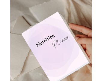 67-Page Nutrition Planner | Health Journal | Meal & Fitness Tracker | Weight Loss Printable | Intuitive Eating PDF | Meal Planner