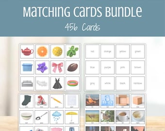 Pacote de Cartões Ilustrados Correspondentes — Fotos Reais para Programas DTT, Materiais ABA, Recursos BCBA, Avaliação do Autismo e Intervenção Precoce