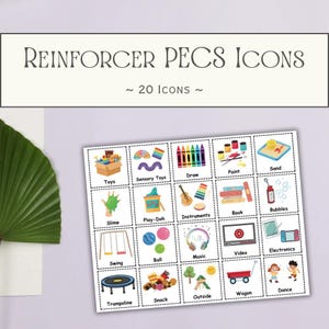 Editable Reinforcer PECS Icons | Communication Board | Communication Aid | Communicate Cards | Visual Communication | Special Education