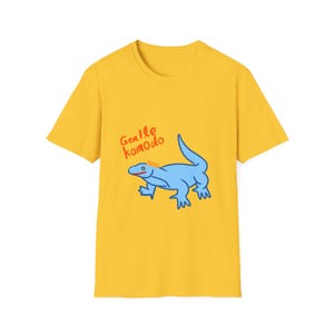 Gentle Komodo Unisex Softstyle T-Shirt, Cute Animal Tee, Fun Gift for Friends, Unique Birthday Present, Casual Wear, Pet Lovers Shirt