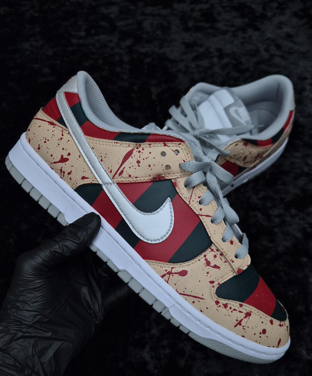 Ghost Rider Custom Dunks Custom Halloween Themed Dunks, Custom Dunks, Custom Freddy Krueger ...
