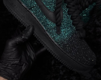 Any Color Combo | Custom Adult Fading Glitter AF1 (regular or Rope
