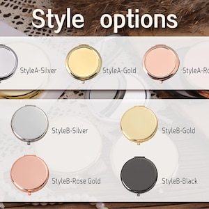 Personalized Makeup Mirror with Name,Custom Bridesmaid Gifts,Engraved Pocket Mirror,Wedding Gifts,Birthday Keepsake Gifts,Bridal Party Gift image 8