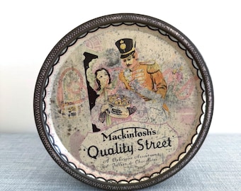 Vintage Mackintosh's Quality Sweets Advertising Tin, 1950s