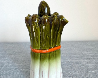 Vintage Trifles Italian-made Asparagus Mini Creamer, 6.5"h, Small, Made in Italy
