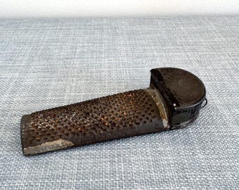 Antique Nutmeg "Coffin Style" Tin/Metal Grinder, Kitchen Gadgets/Decor