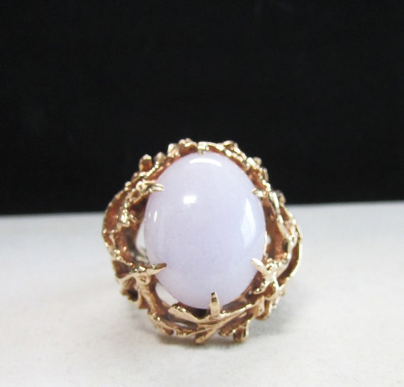 Vintage Estate Mid Century Organic  14K Gold  Lav… - image 1