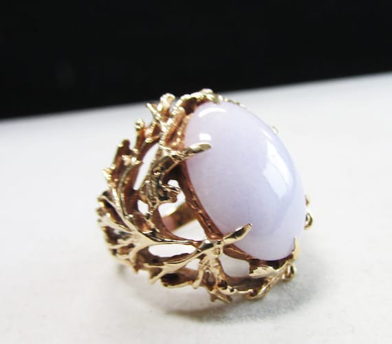 Vintage Estate Mid Century Organic  14K Gold  Lav… - image 3