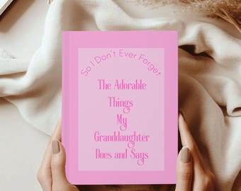 Grandparent Journal: Family Memory Book, Gift for Grandma/Grandpa,Mother's Day gift, Father's Day gift