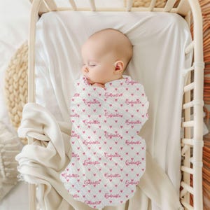 Pink Bow Baby Blanket,Personalized baby blanket,swaddle blanket for newborn,custom baby shower gift,Coquette blanket for toddler