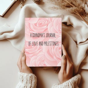Grandma&#39;s Journal, Grandma gift from grandchildren, Memory Book, Grandmother notebook, Mother&#39;s day gift for Nana, Mimi journal,