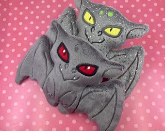 Gargoyle Plushies - original design by Made by Aeo - Ready-to-ship - You choose which color!