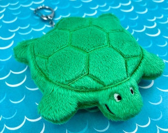 Turtle Sandbox plushie keychain - Designed by Made by Aeo!