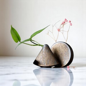 Keramische vaas met zenbloem – Tafeldecor – Keramische theeceremonie bloem wareornament