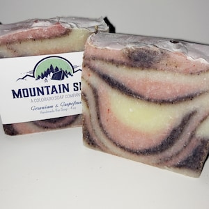 Geranium & Grapefruit Organic Tallow Soap
