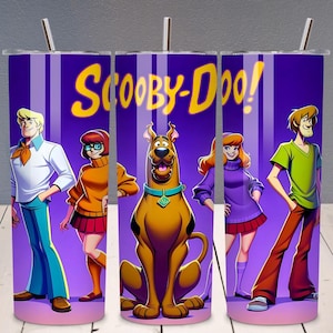 Scoooby Skinny Tumbler Wrap Bundle 20oz PNG Sublimation Designs
