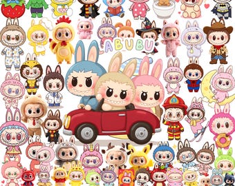 500+ Labubu Clipart Mega Bundle, Labubu PNG Bundle, Labubu Clipart, Labubu Bundle PNG, 500 Cute Cartoon Digital Download, La bubu PNG